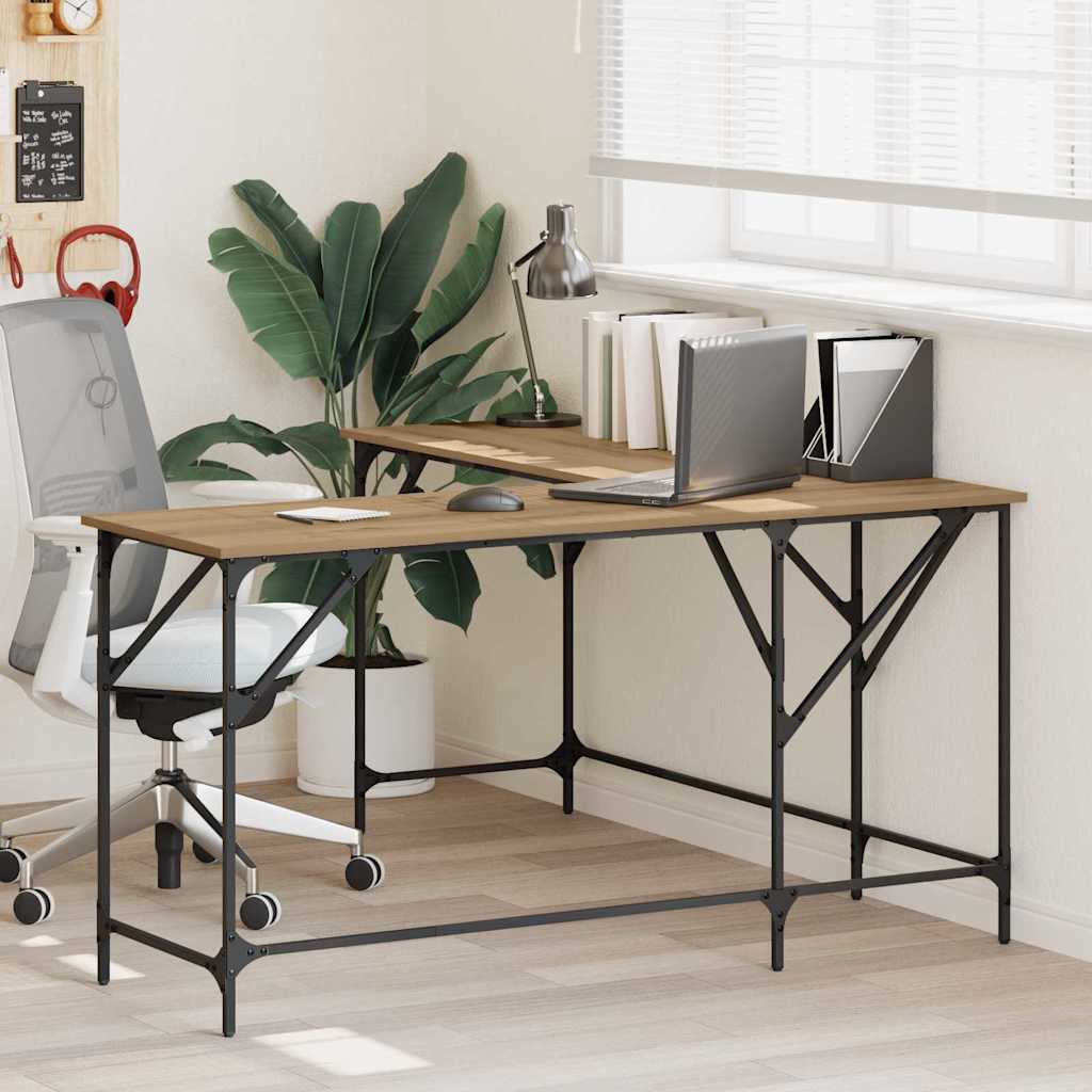 Γραφείο Artisan Oak 149 x 149 x 75 εκ. Επεξεργασμένο ξύλο - Pakobazaar