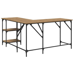 Γραφείο Artisan Oak 139 x 139 x 75 εκ. Επεξεργασμένο ξύλο - Pakobazaar
