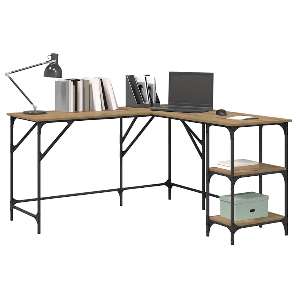 Γραφείο Artisan Oak 139 x 139 x 75 εκ. Επεξεργασμένο ξύλο - Pakobazaar