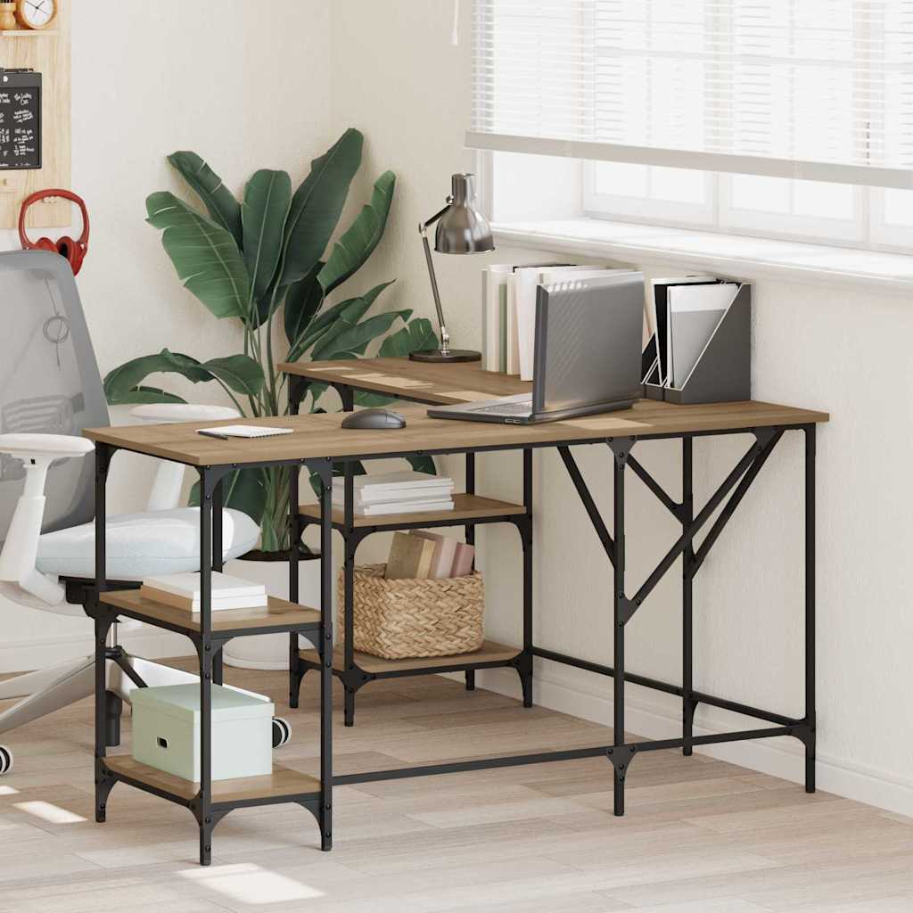 Γραφείο Artisan Oak 139 x 139 x 75 εκ. Επεξεργασμένο ξύλο - Pakobazaar