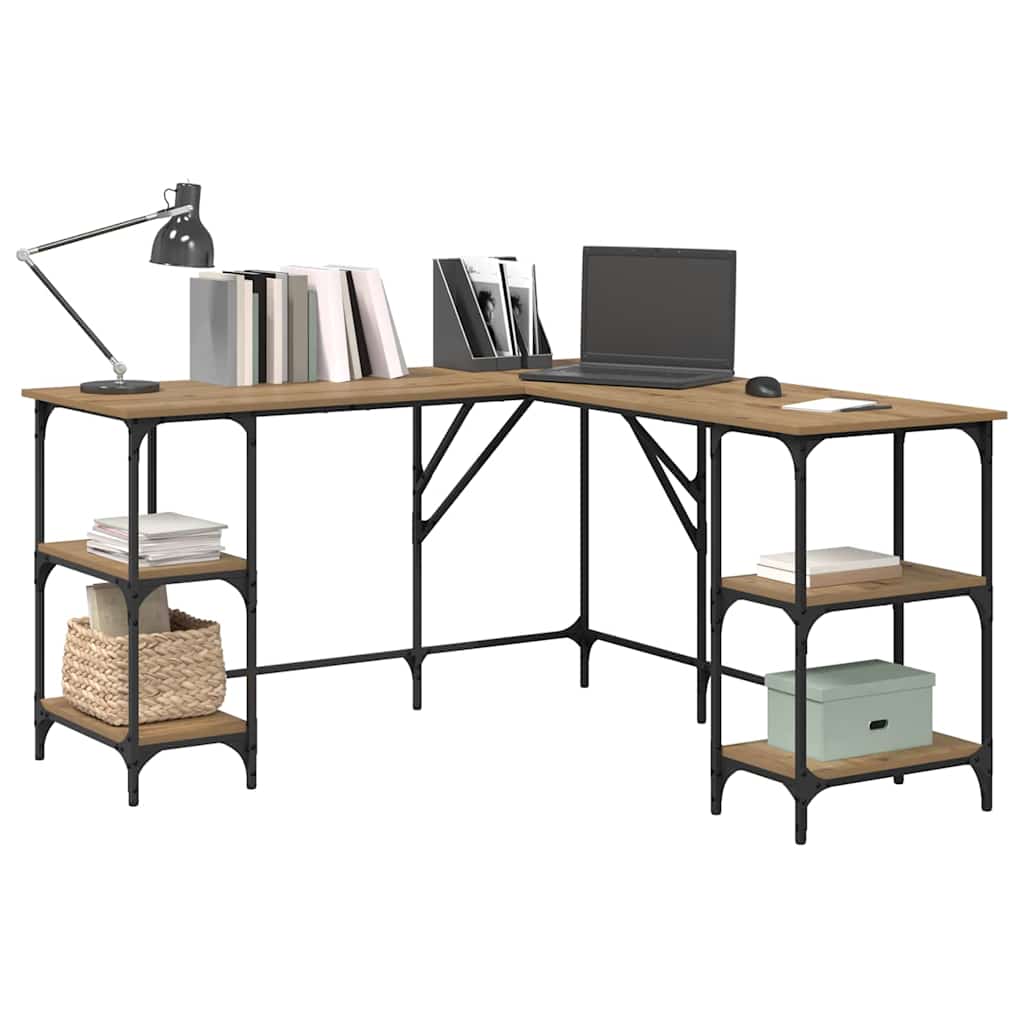 Γραφείο Artisan Oak 139 x 139 x 75 εκ. Επεξεργασμένο ξύλο - Pakobazaar