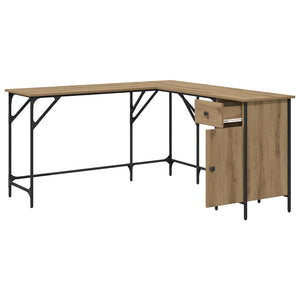 Γραφείο Artisan Oak Επεξεργασμένο Ξύλο 141 x 141 x 75 εκ
