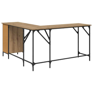 Γραφείο Artisan Oak Επεξεργασμένο Ξύλο 141 x 141 x 75 εκ