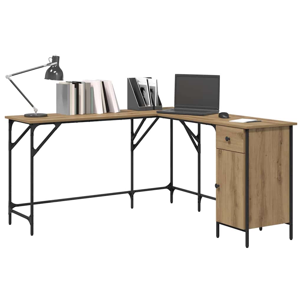 Γραφείο Artisan Oak Επεξεργασμένο ξύλο 141 x 141 x 75 εκ