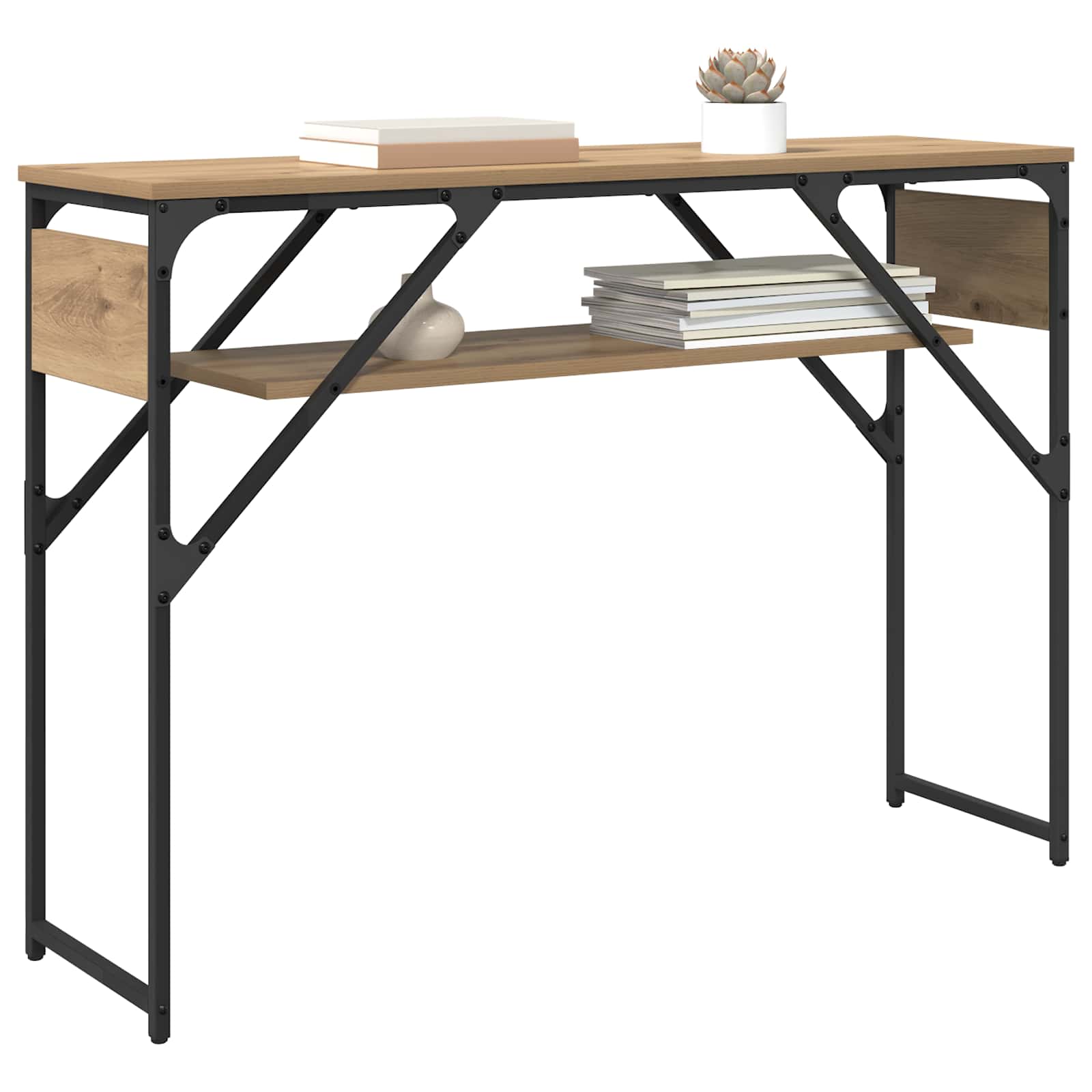 ΤραπέζιΚονσόλας Artisan Oak 105x30x75εκ. Επεξεργασμένο ξύλο - Pakobazaar