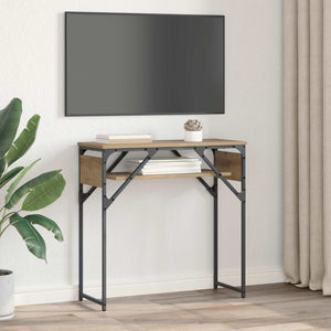 ΤραπέζιΚονσόλας Artisan Oak 75x30x75εκ. Επεξεργασμένο ξύλο - Pakobazaar