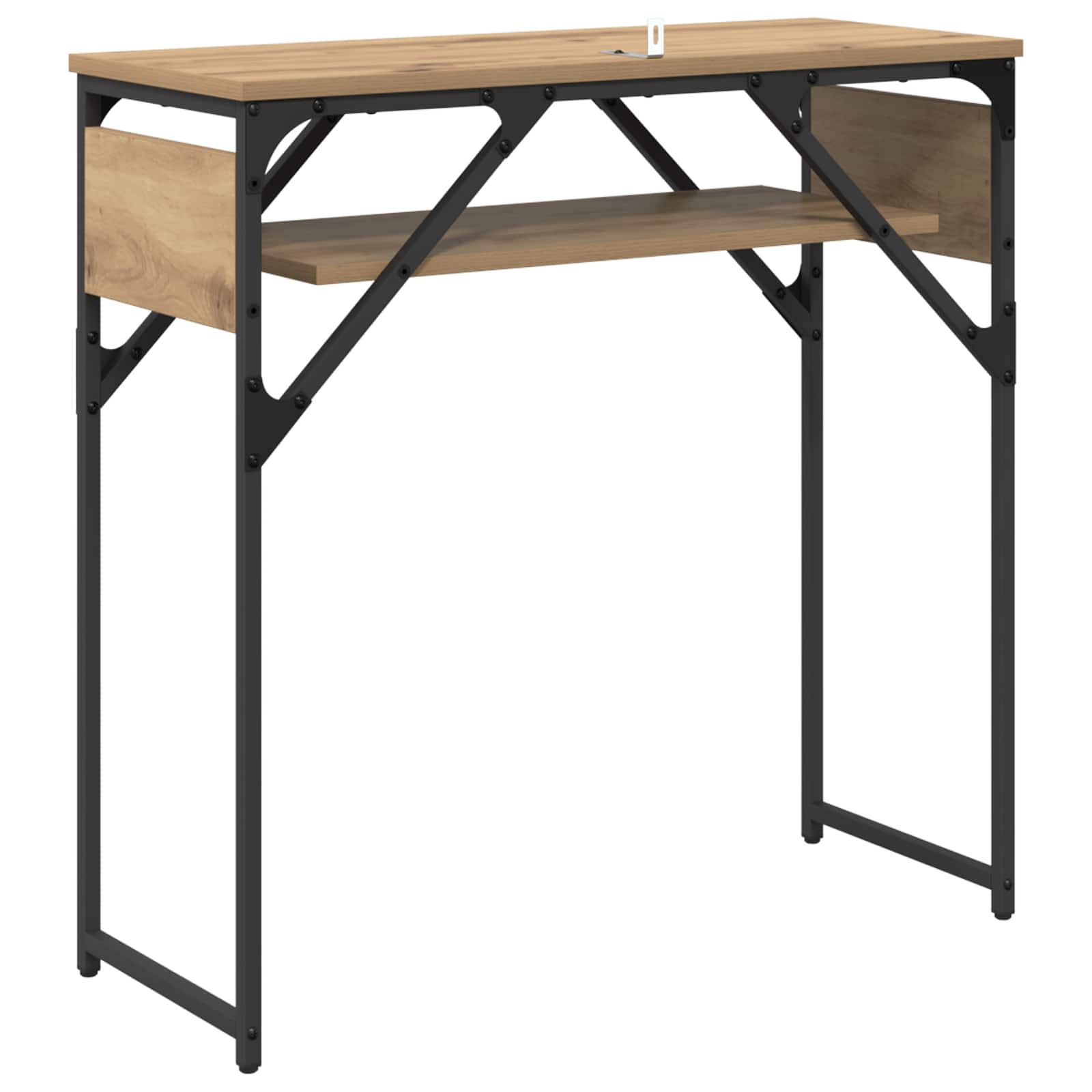 ΤραπέζιΚονσόλας Artisan Oak 75x30x75εκ. Επεξεργασμένο ξύλο - Pakobazaar