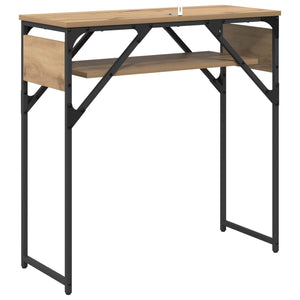 ΤραπέζιΚονσόλας Artisan Oak 75x30x75εκ. Επεξεργασμένο ξύλο - Pakobazaar