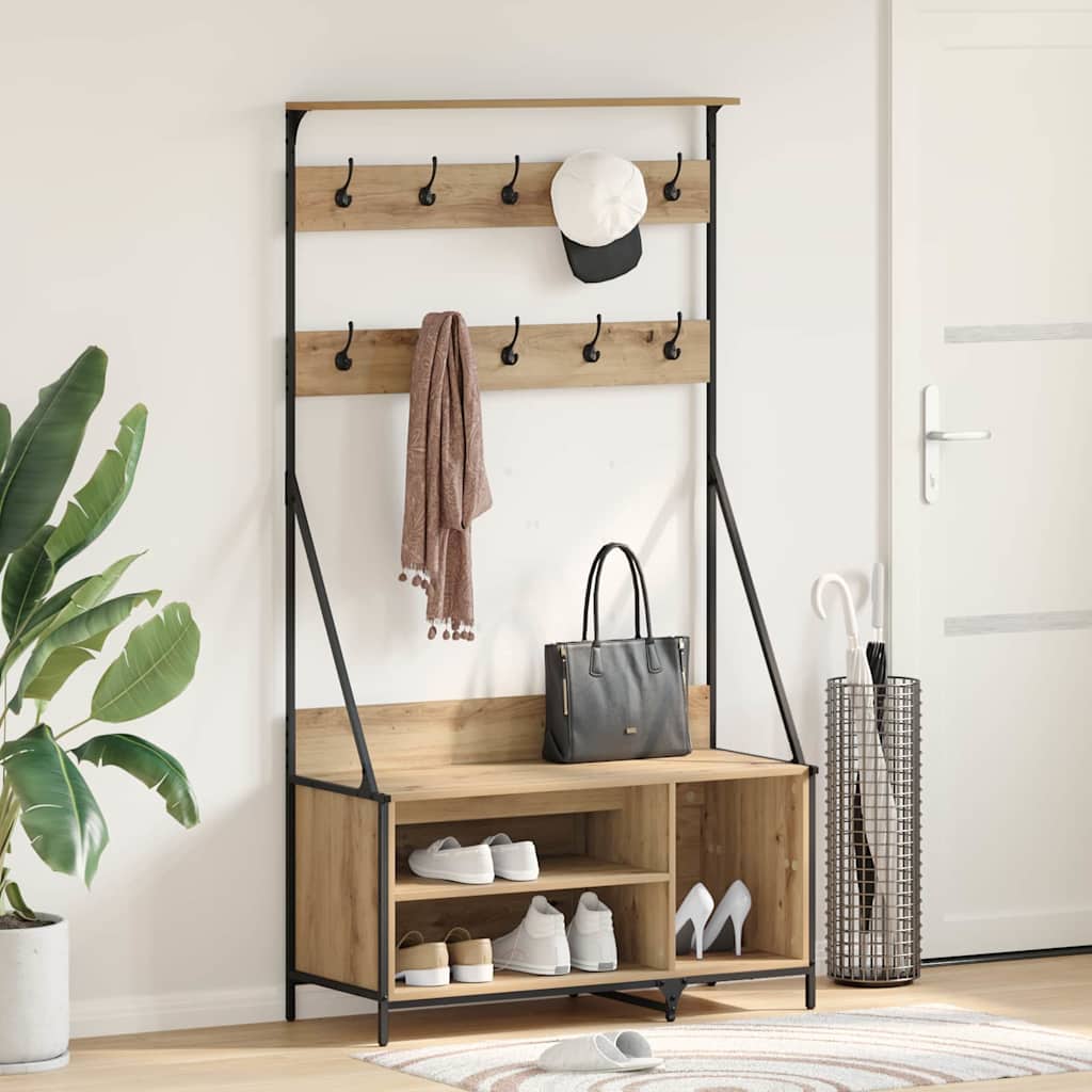 Ράφι Ρούχων Artisan Oak 100 x 41 x 184 εκ Επεξεργασμένο ξύλο