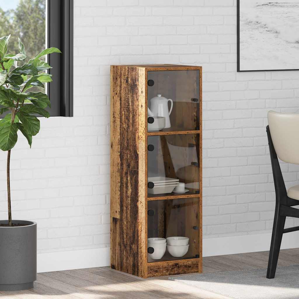 Highboard Παλιό Ξύλο 35 x 37 x 109 εκ Επεξεργασμένο ξύλο - Pakobazaar