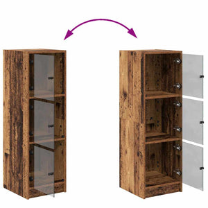Highboard Παλιό Ξύλο 35 x 37 x 109 εκ Επεξεργασμένο ξύλο - Pakobazaar