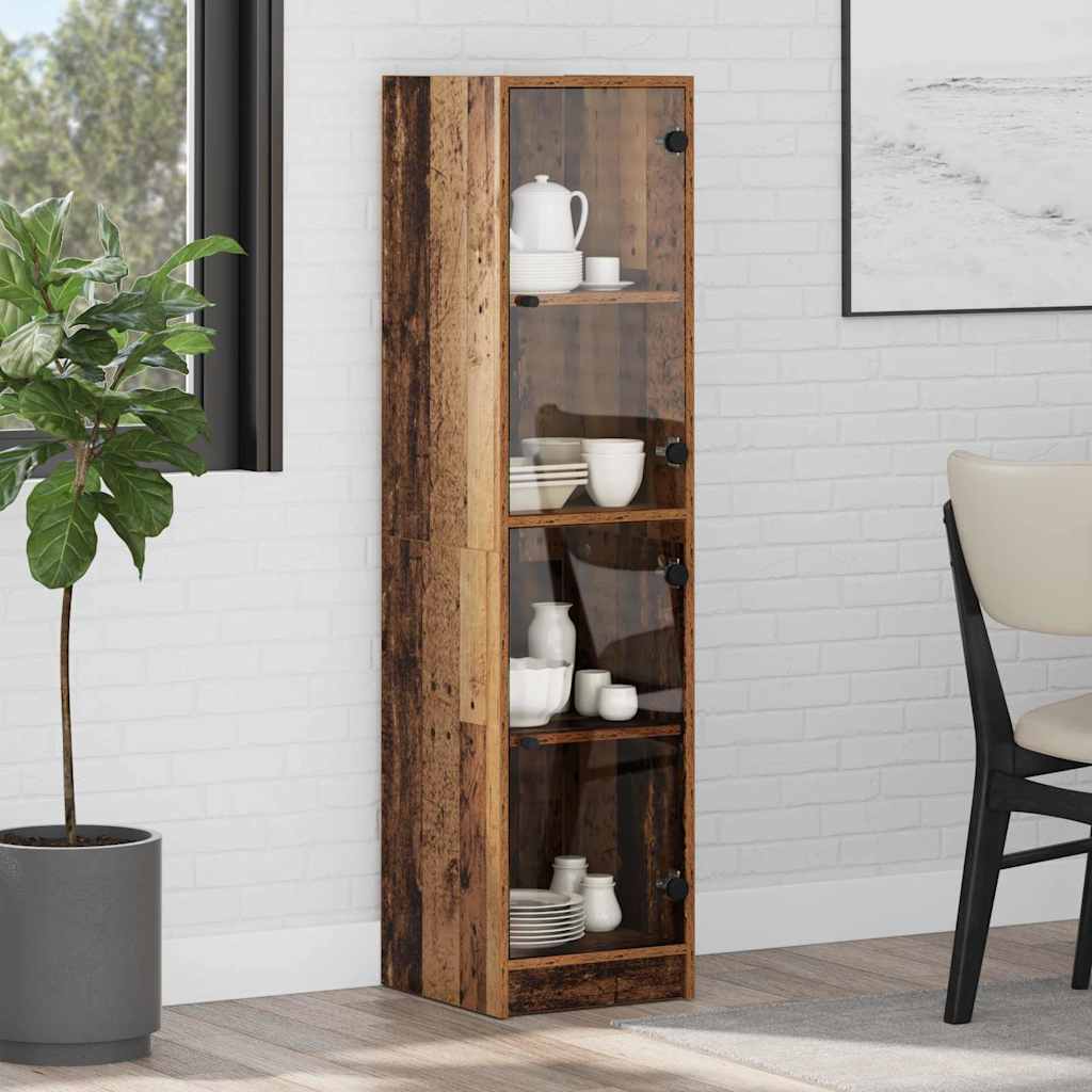 Highboard Παλιό Ξύλο 35 x 37 x 142 εκ Επεξεργασμένο ξύλο - Pakobazaar