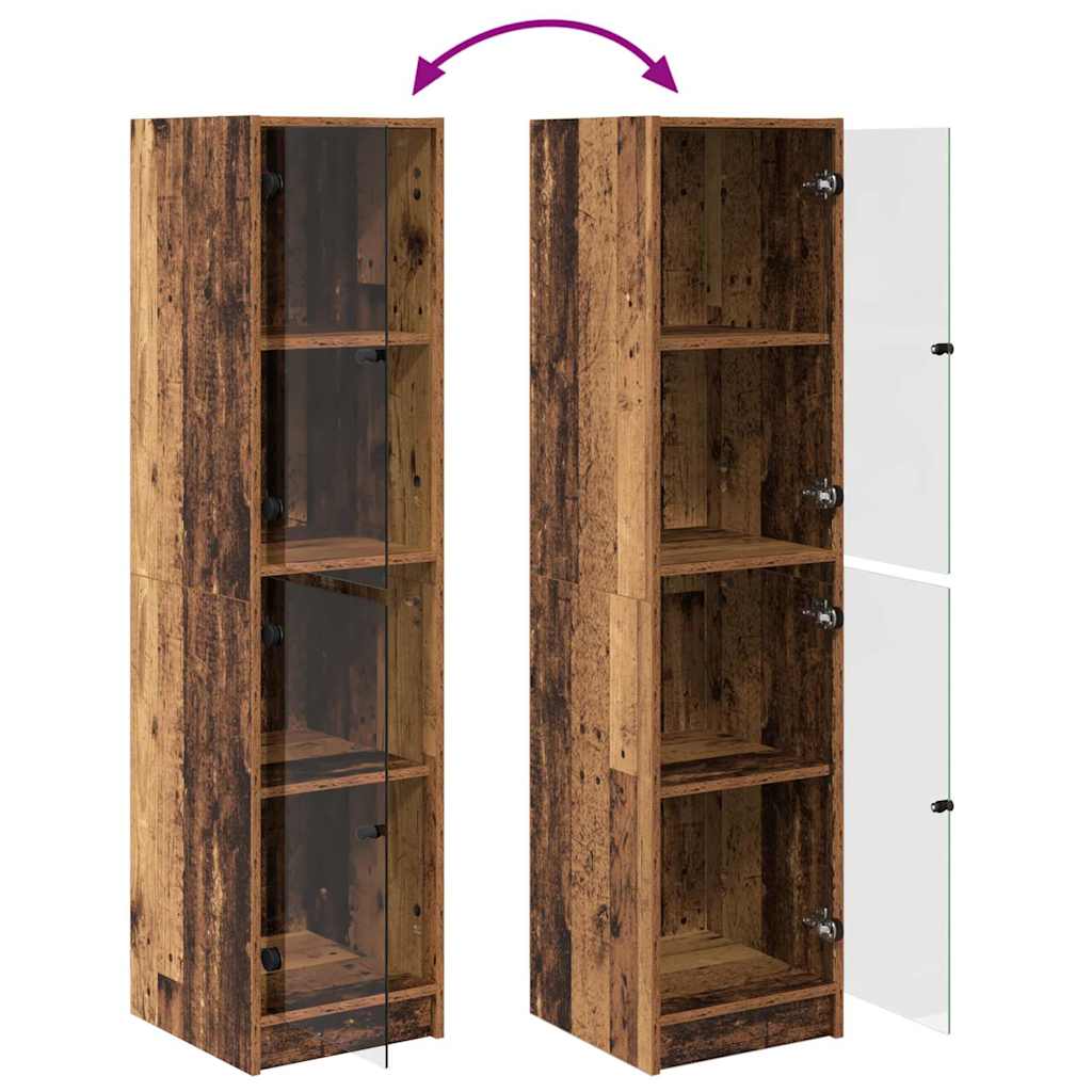 Highboard Παλιό Ξύλο 35 x 37 x 142 εκ Επεξεργασμένο ξύλο - Pakobazaar