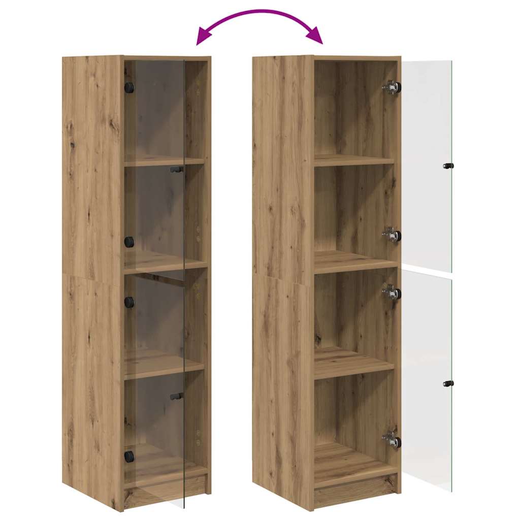 Highboard Artisan Oak 35 x 37 x 142 εκ Επεξεργασμένο ξύλο