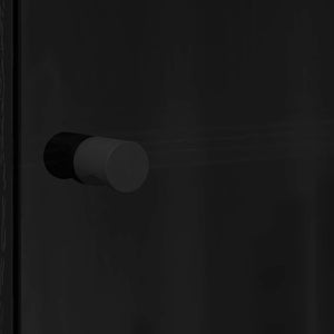 Highboard Μαύρη Οξυά 35 x 37 x 142 εκ Επεξεργασμένο ξύλο - Pakobazaar