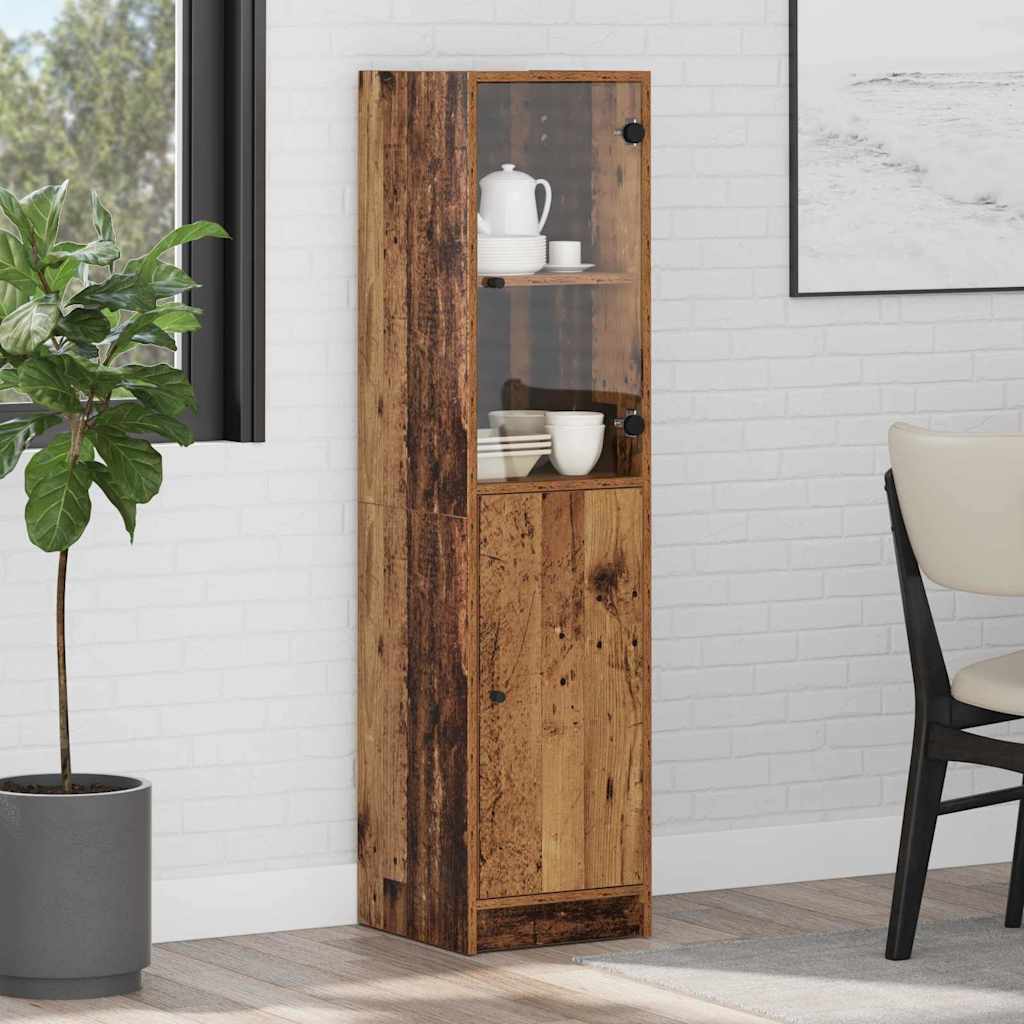 Highboard Παλιό Ξύλο 35 x 37 x 142 εκ Επεξεργασμένο ξύλο - Pakobazaar