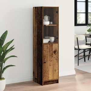 Highboard Παλιό Ξύλο 35 x 37 x 142 εκ Επεξεργασμένο ξύλο - Pakobazaar
