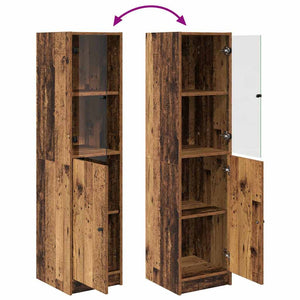 Highboard Παλιό Ξύλο 35 x 37 x 142 εκ Επεξεργασμένο ξύλο - Pakobazaar