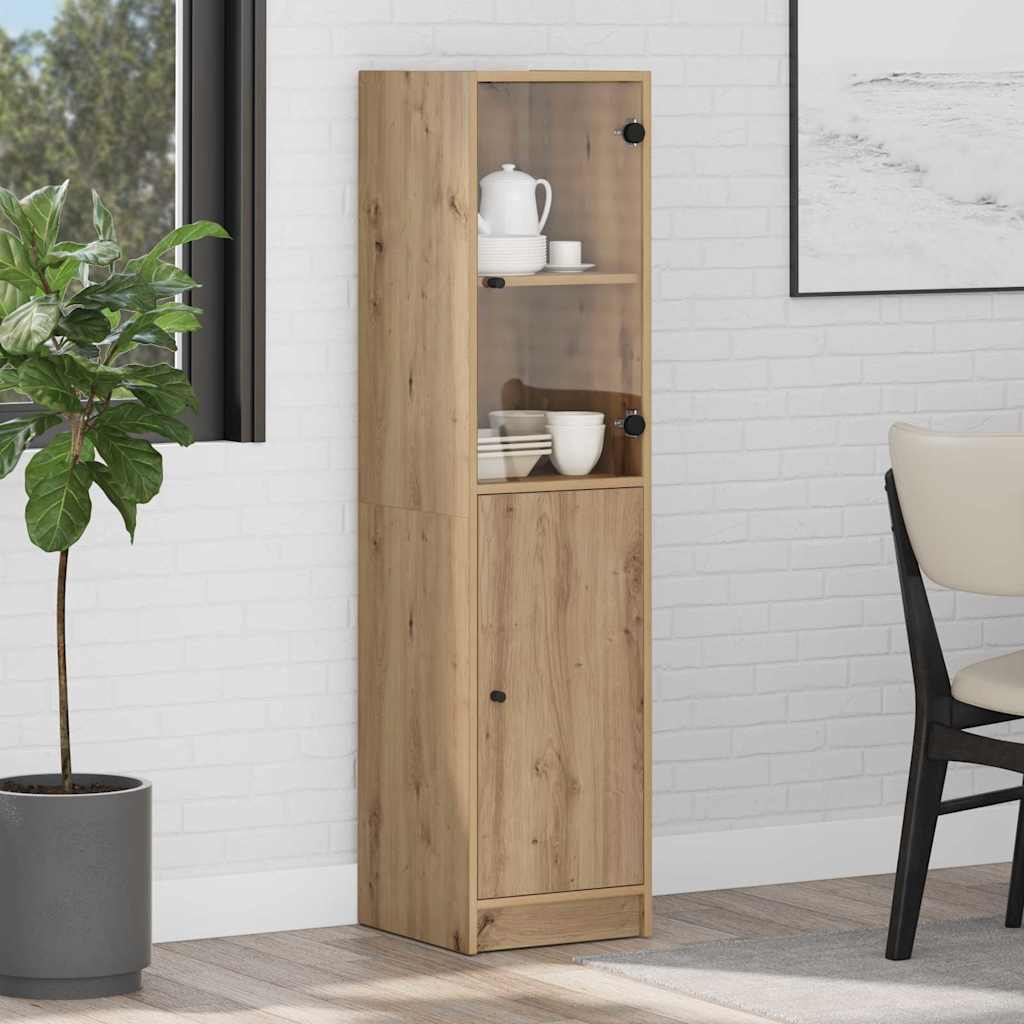 Highboard Artisan Oak 35 x 37 x 142 εκ Επεξεργασμένο ξύλο - Pakobazaar