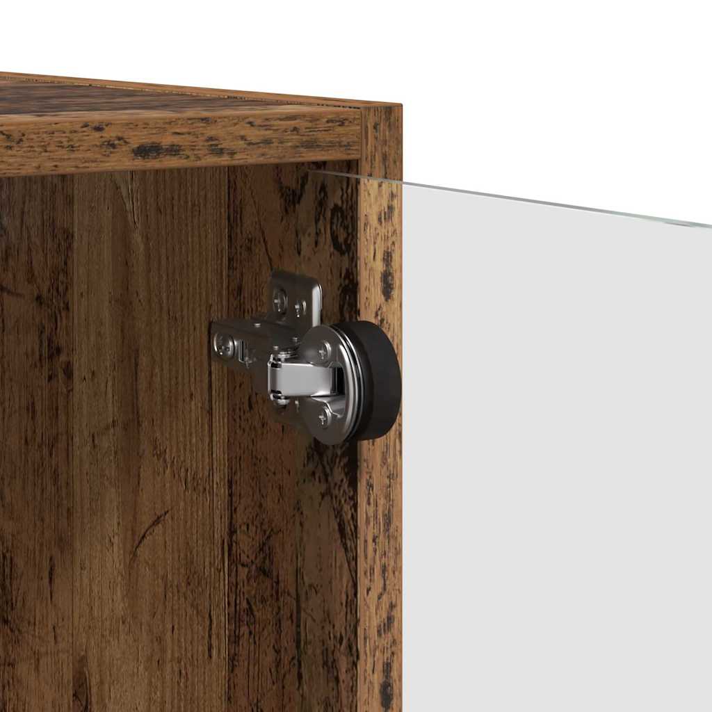 Ντουλάπια Τοίχου Επιτοίχιο 2 pcs Παλιό Ξύλο 68 x 37 x 35 εκ - Pakobazaar