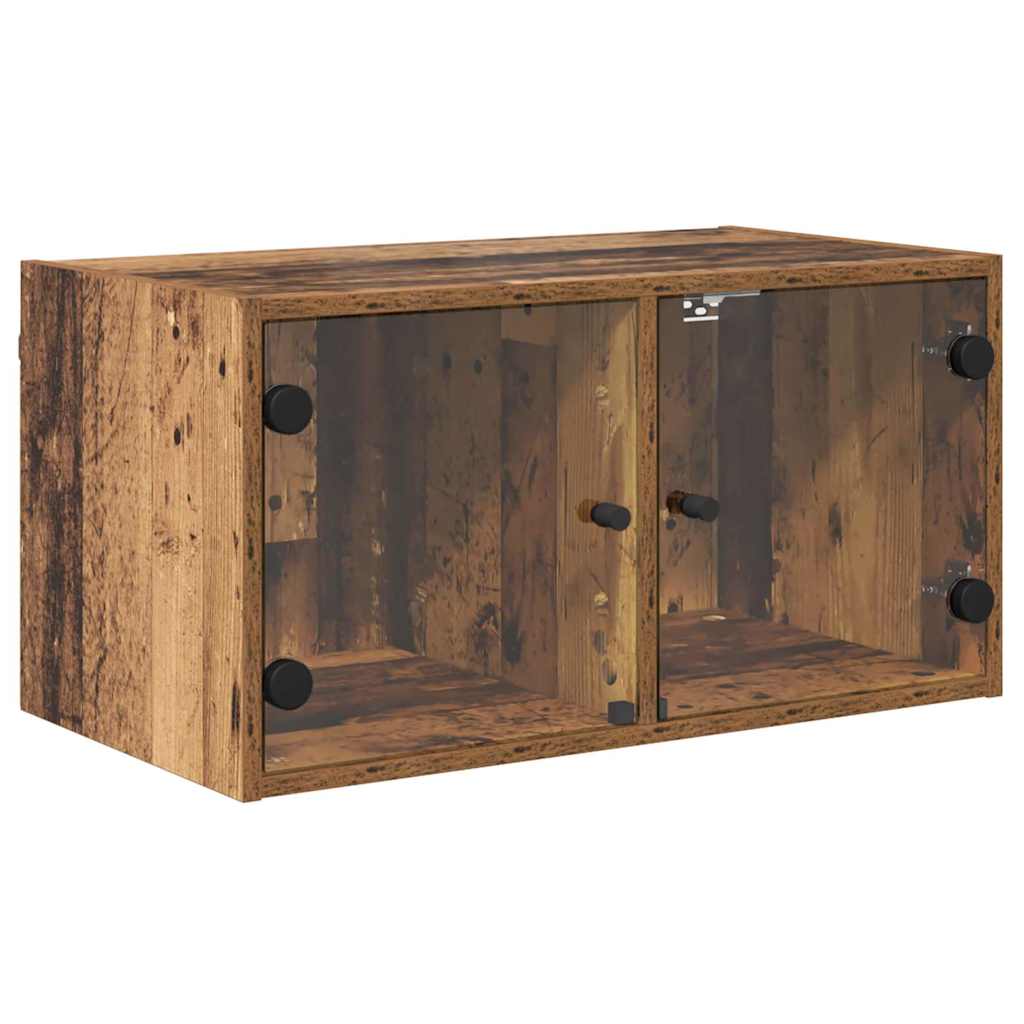 Ντουλάπια Τοίχου Επιτοίχιο 2 pcs Παλιό Ξύλο 68 x 37 x 35 εκ - Pakobazaar