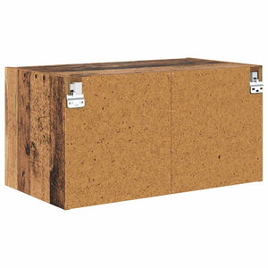 Ντουλάπια Τοίχου Επιτοίχιο 2 pcs Παλιό Ξύλο 68 x 37 x 35 εκ - Pakobazaar