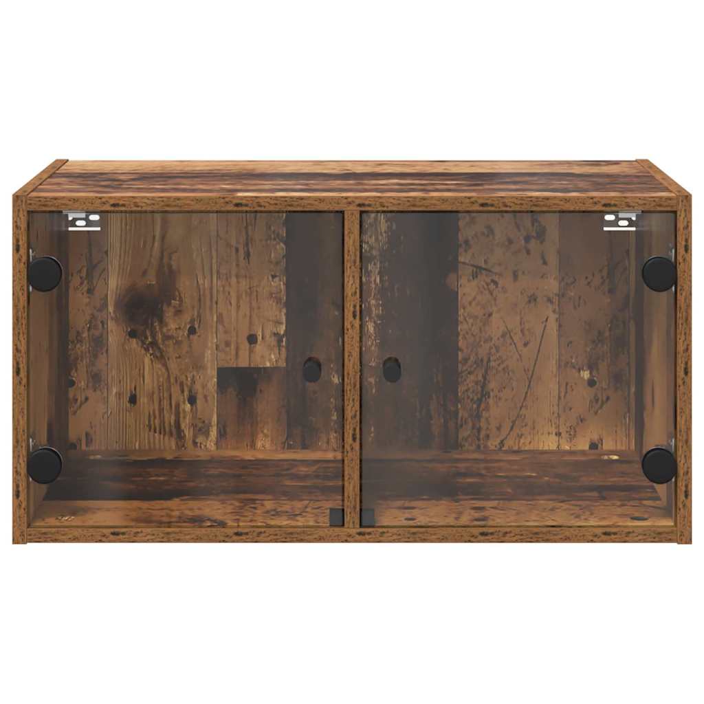 Ντουλάπια Τοίχου Επιτοίχιο 2 pcs Παλιό Ξύλο 68 x 37 x 35 εκ - Pakobazaar