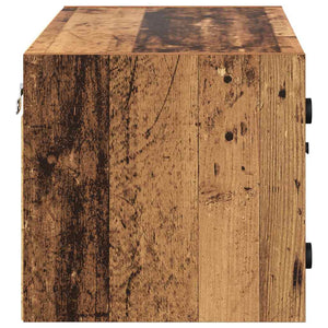 Ντουλάπια Τοίχου Επιτοίχιο 2 pcs Παλιό Ξύλο 68 x 37 x 35 εκ - Pakobazaar
