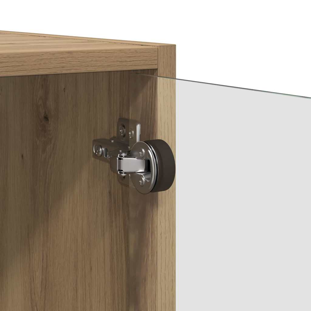 Ντουλάπια Τοίχου Επιτοίχιο 2 pcs Artisan Oak 68 x 37 x 35 εκ - Pakobazaar