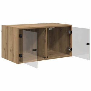 Ντουλάπια Τοίχου Επιτοίχιο 2 pcs Artisan Oak 68 x 37 x 35 εκ - Pakobazaar