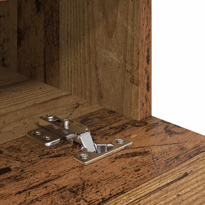 Βάσεις τηλεόρασης Επιτοίχιο 2 pcs Παλιό Ξύλο 60 x 30 x 30 cm - Pakobazaar