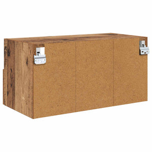 Βάσεις τηλεόρασης Επιτοίχιο 2 pcs Παλιό Ξύλο 60 x 30 x 30 cm - Pakobazaar