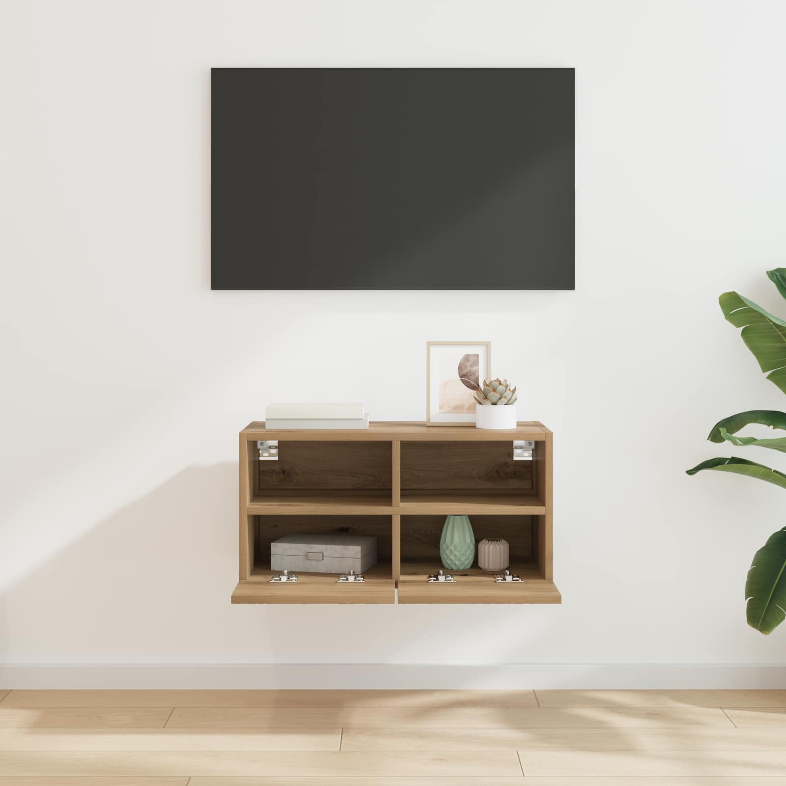 Ντουλάπι Τηλεόρασης Τοίχου Artisan Oak 60 x 30 x 30 cm - Pakobazaar