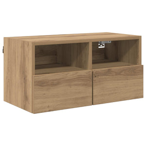 Βάσεις τηλεόρασης Επιτοίχιο 2 pcs Artisan Oak 60 x 30 x 30 cm - Pakobazaar