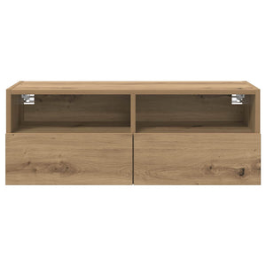 Ντουλάπι Τηλεόρασης Τοίχου Artisan Oak 80 x 30 x 30 εκ - Pakobazaar
