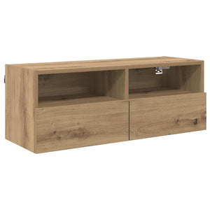 Βάσεις τηλεόρασης Επιτοίχιο 2 pcs Artisan Oak 80 x 30 x 30 εκ - Pakobazaar