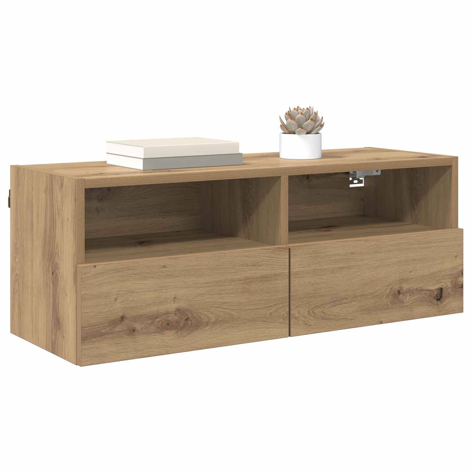 Βάσεις τηλεόρασης Επιτοίχιο 2 pcs Artisan Oak 80 x 30 x 30 εκ - Pakobazaar