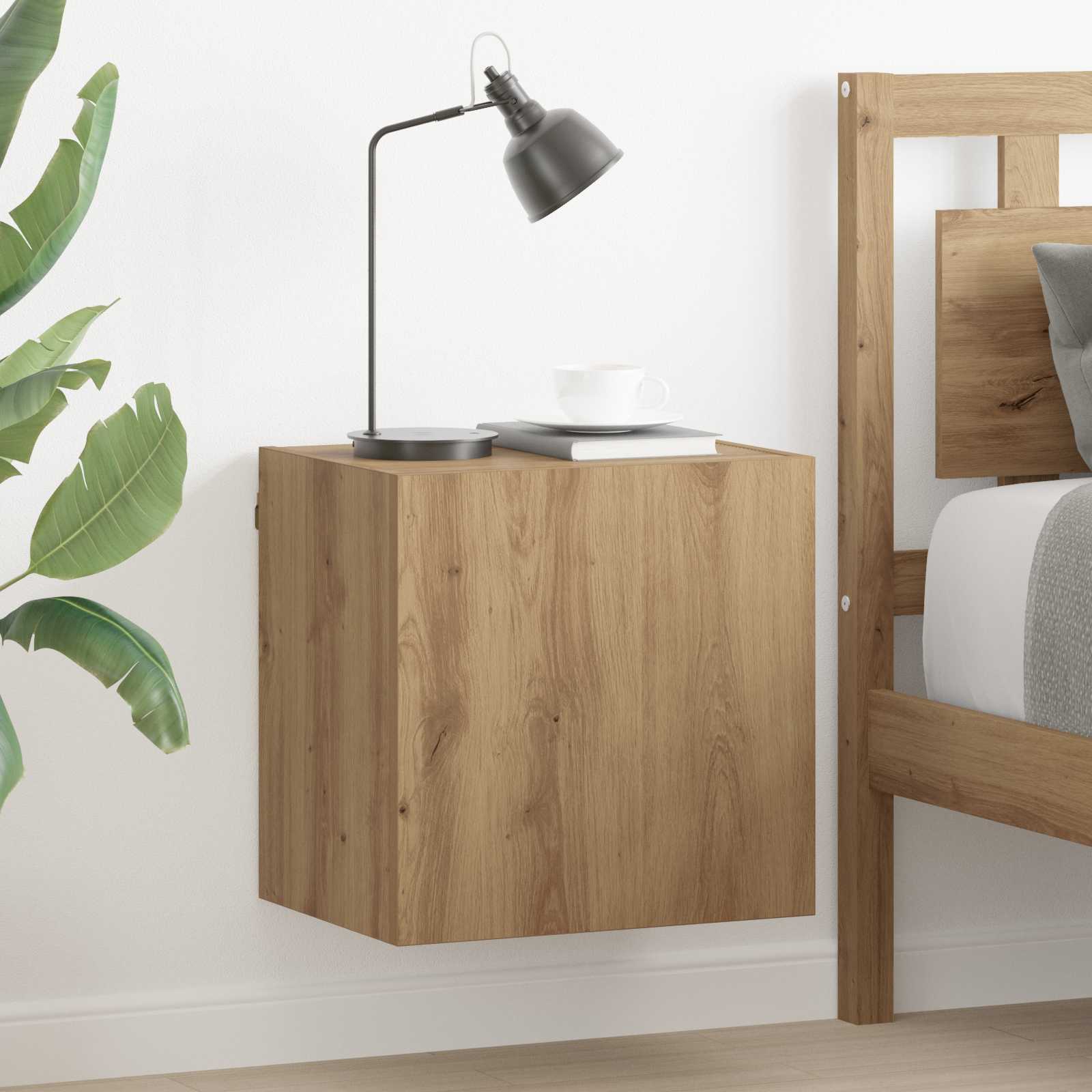 Βάσεις τηλεόρασης Επιτοίχιο 2 pcs Artisan Oak 40,5x30x40εκ - Pakobazaar