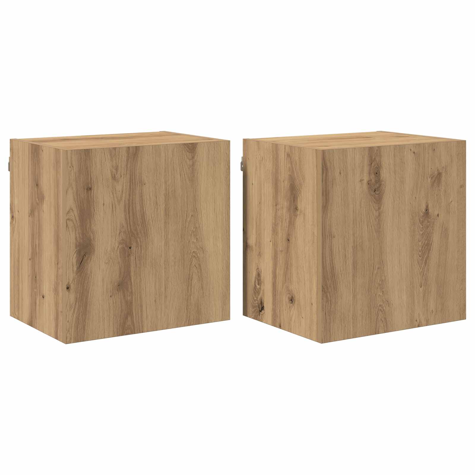 Βάσεις τηλεόρασης Επιτοίχιο 2 pcs Artisan Oak 40,5x30x40εκ - Pakobazaar