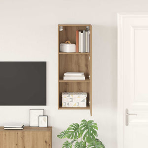Ντουλάπι Τηλεόρασης Τοίχου Artisan Oak 40,5 x 30 x 102 εκ. - Pakobazaar