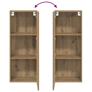 Ντουλάπι Τηλεόρασης Τοίχου Artisan Oak 40,5 x 30 x 102 εκ. - Pakobazaar