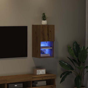 Κρεμαστός θρανίο τηλεόρασης Artisan Oak 30,5 x 30 x 60 εκ. - Pakobazaar