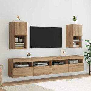 Κρεμαστός θρανίο τηλεόρασης Artisan Oak 30,5 x 30 x 60 εκ. - Pakobazaar