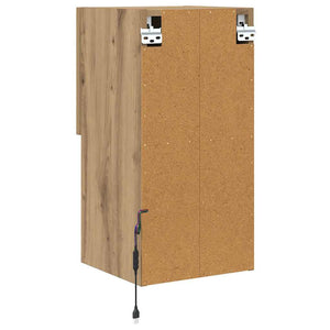Τοίχου ντουλάπες τηλεόρασης Επιτοίχιο 2 pcs Artisan Oak - Pakobazaar