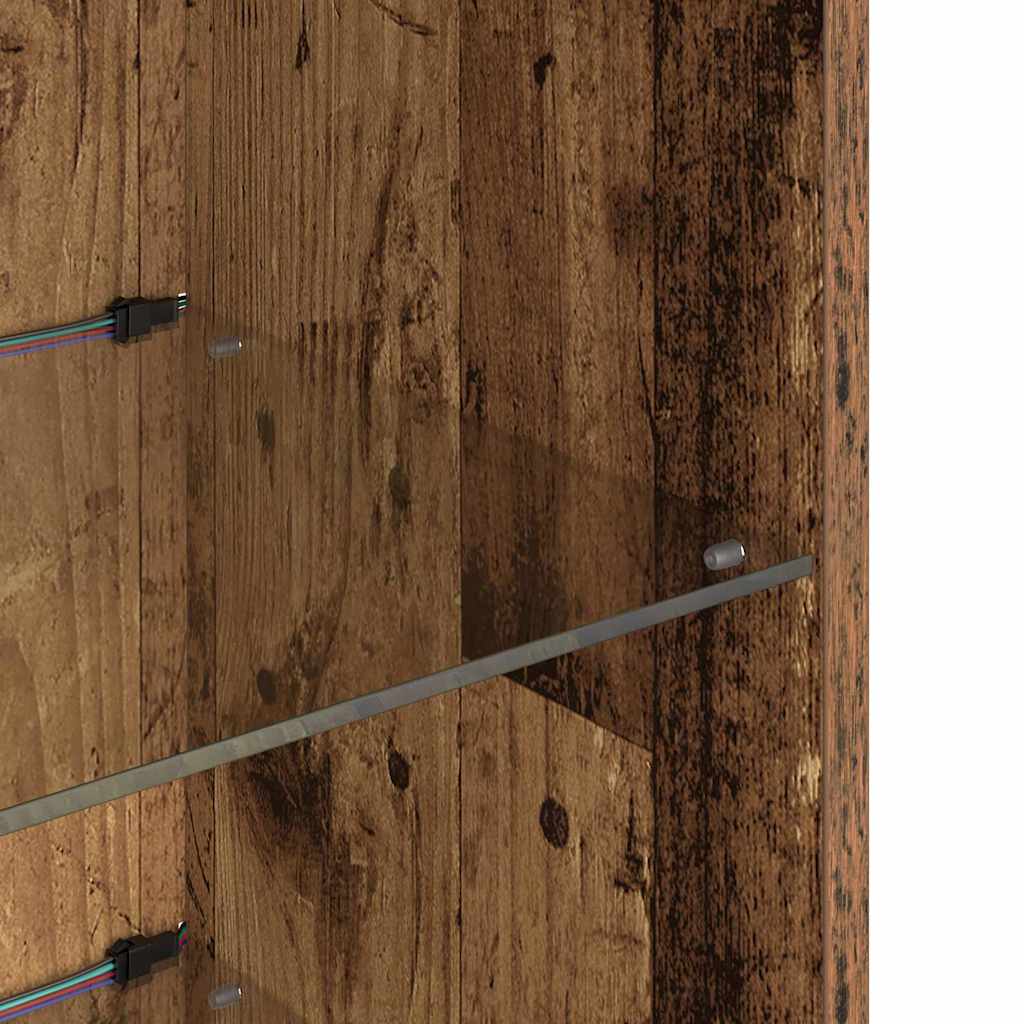 Τοίχου ντουλάπες τηλεόρασης 2 pcs Παλιό ξύλο 30,5 x 30 x 90 cm - Pakobazaar