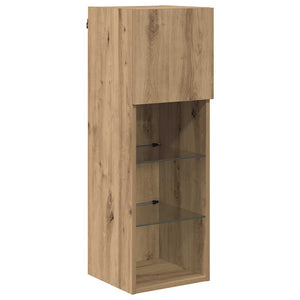 Τοίχου ντουλάπες τηλεόρασης 2 pcs Artisan Oak 30,5 x 30 x 90 cm - Pakobazaar