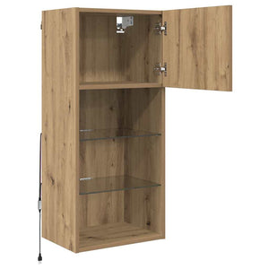 Κρεμαστός θρανίο τηλεόρασης Artisan Oak 40,5 x 30 x 90 εκ - Pakobazaar