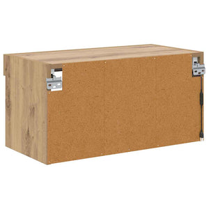 Σετ επίπλου τηλεόρασης με led Artisan Oak Επεξεργασμένο ξύλο - Pakobazaar