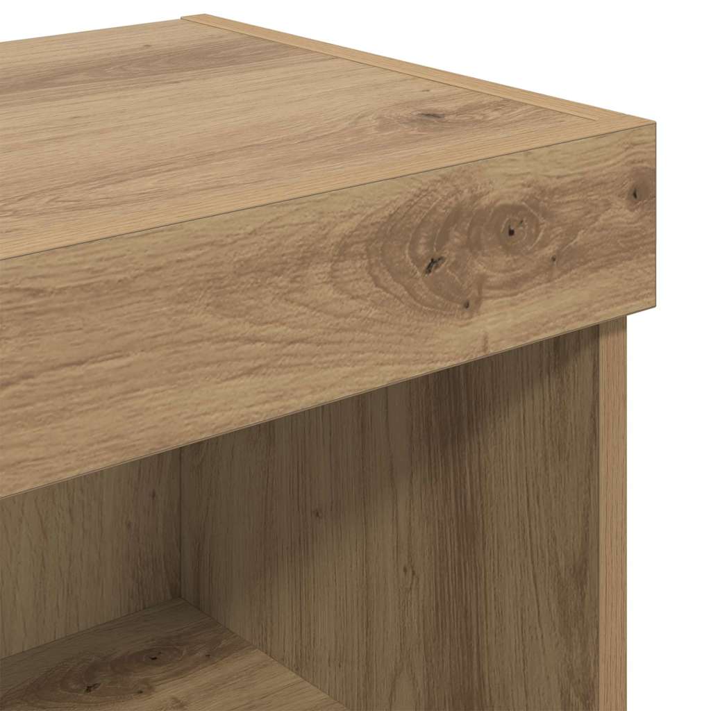 Σετ επίπλου τηλεόρασης με led Artisan Oak Επεξεργασμένο ξύλο - Pakobazaar