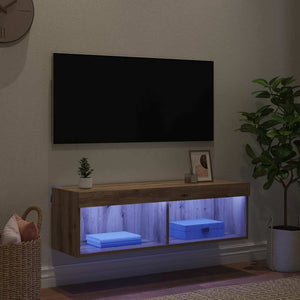 Ντουλάπι Τηλεόρασης Τοίχου Panama Artisan Oak 100 x 30 x 30 cm - Pakobazaar